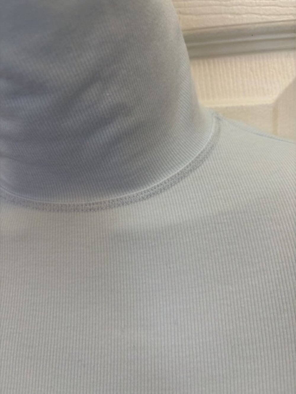 Outdoor Voices Top Women’s Blue Knit Turtleneck Modal Blend XS - Picture 6 of 11
